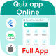 Flutter General Knowledge Quiz App with Admin Panel Full App ready to publish - Mobile / Flutter
