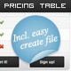 Pricing Table Creator - JavaScript / Miscellaneous