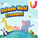 Animals World Crossword for Kids - HTML5 / Games