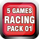 Racing Games Collection 01 (Construct 3 | C3P | HTML5) 5 Games - HTML5 / Games