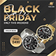 Black Friday Sale Watch HTML5 Banner Ads GWD - HTML5 / Ad Templates