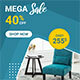 Furniture Sale Google Adwords HTML5 Banner Ads GWD - HTML5 / Ad Templates
