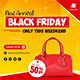 Black Friday Sale Bag HTML5 Banner Ads GWD - HTML5 / Ad Templates