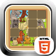 Picture Drag Puzzle Game (HTML5) 50 Puzzles - HTML5 / Games