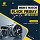 Men Watch Black Friday Sale HTML5 Banner Ads GWD - HTML5 / Ad Templates