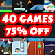 40 HTML5 Games Bundle [ C2/C3 ] + 2 FREE GAMES - HTML5 / Games