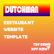 DUTCHMAN - Responsive Restaurant Website Template - HTML5