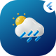 Weathery - Weather Forecast & Radar Map Flutter App - Mobile / Flutter / Full Applications