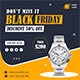 Watch Sale Black Friday HTML5 Banner Ads GWD - HTML5 / Ad Templates