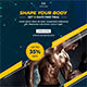Fitness Google Adwords HTML5 Banner Ads GWD - HTML5 / Ad Templates