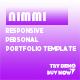 NIMMI - Responsive Personal Portfolio Template - HTML5