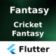 Cricket Fantasy Android App Template + iOS App Template | Flutter | Cricket Fantasy Game Dream11 - Mobile / Flutter