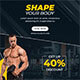 Gym Google Adwords HTML5 Banner Ads GWD - HTML5 / Ad Templates