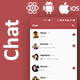 Chat & Group Chat App Template React Native | Whatsapp Clone React Native Template | ChatApp - Mobile