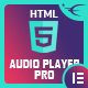 Audio Player PRO - Elementor Widget - WordPress / Add-ons