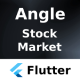 Angle Stock Market Android App Template + iOS App Template | Flutter | Stock Market UI - Mobile / Flutter