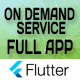 On Demand Service Solution | 4 Apps | Customer+Provider+Admin Panel+WebSite | Flutter (iOS+Android) - Mobile / Flutter