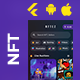2 App Template| NFT Marketplace App| Creating and Minting NFTs| Digital Assets| NFTez - Mobile / Flutter
