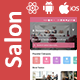 Multi Salon Booking App Template in React Native | Salon Booking Android + iOS App Template - Mobile