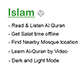 Islam - Islamic Lifestyle - Mobile / Android