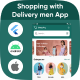 Flutter: Cairo Ecommerce app with delivery man UI 2 in 1 App + Android app + IOS app Template - Mobile / Flutter