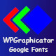 Google Fonts Addon For WPGraphicator SVG Editor - WordPress / Add-ons