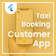 Flutter app - Taxi-booking app customer side with search, chatting, notifications & history features - Mobile / Flutter