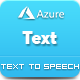 Microsoft Azure Text - Text to Speech Converter - PHP Scripts