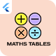 Flutter Math Multiplication Table: Math Quiz Game Full App with Admob ready to publish - Mobile / Flutter / Full Appl...