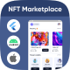 Flutter : Greenspace - NFT marketplace UI + Android app Template + IOS app Template - Mobile / Flutter