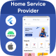 Serve Anything - Trusted Home Service Provider and Customer app 2 in 1 flutter template - Mobile / Flutter