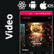 Movie Series Video Streaming Android App Template + Video Streaming iOS App Template in React Native - Mobile