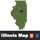 Interactive Illinois Map - HTML5 / Charts and Graphs