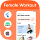 Workout for Women : Fit at Home - Loose weight Fitness App | Flutter | Android + Ios template - Mobile / Flutter