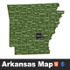 Interactive Arkansas Map - HTML5 / Charts and Graphs
