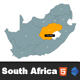 Interactive South Africa Map - HTML5 / Charts and Graphs