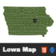 Interactive Lowa Map - HTML5 / Charts and Graphs