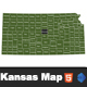 Interactive Kansas Map - HTML5 / Charts and Graphs
