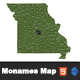 Interactive Monames Map - HTML5 / Charts and Graphs