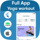 Yoga Workout flutter full App with admob ads ready to publish | daily yoga workout at Home - Mobile / Flutter / Full...