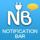 Notification Bar Plugin - WordPress / Advertising