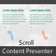 Scroll Content Presenter - JavaScript / Navigation