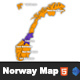 Interactive Norway Clickable MAP - HTML5