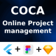 COCA-Project Management App ANDROID + IOS + FIGMA + Sketch | UI Kit - Mobile / Flutter