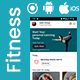 Ionic Fitness Workout App Template in Ionic | Multi Language | FitBit - Mobile