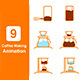 Coffee Making Lottie Animation Pack - JavaScript