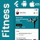 Flutter Fitness Workout App Template in Flutter | Multi Language | FitBit - Mobile / Flutter