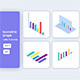 Isometric Graph Lottie Animation - JavaScript