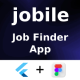 Jobile App ANDROID + IOS + FIGMA | UI Kit | Flutter | Online Job Finder App - Mobile / Flutter
