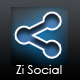Zi Social Share - HTML + CS33 - CSS / Animations and Effects